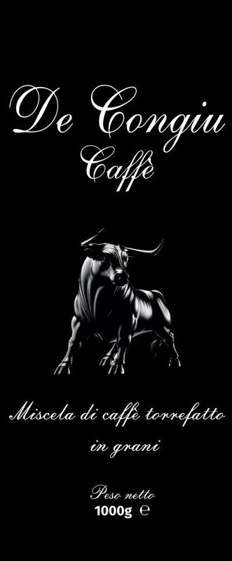 "Caffè De Congiu " TORO NERO" Miscela di caffè torrefato 1Kg