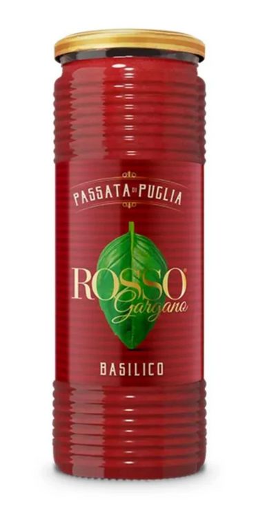ROSSO Gargano Passata di Puglia Basilikum 690 gr.