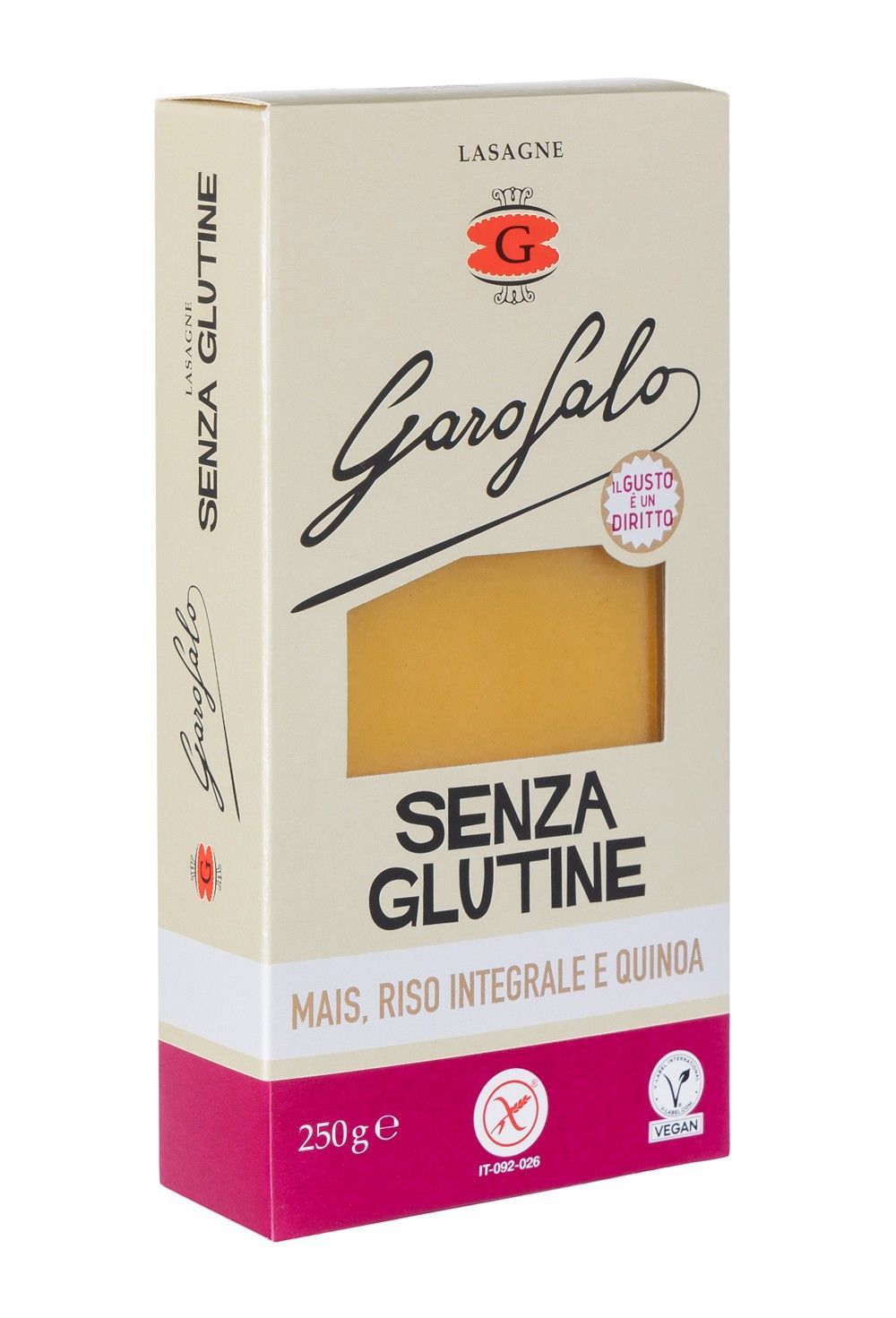 Garofalo Lasagneblätter Gluten Frei 250gr.