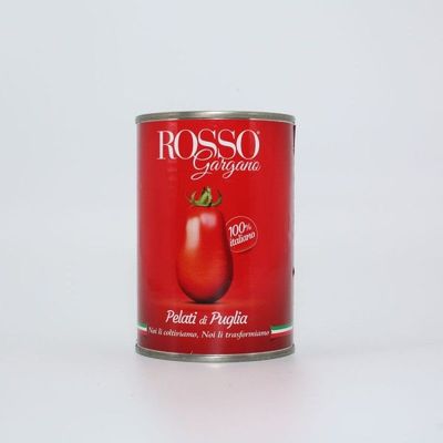 Rosso Gargano Pelati di Puglia 400gr. Rosso Gargano Pelati di Puglia 400gr.