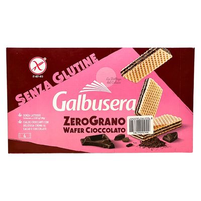 Galbusera Waffeln mit Schokolade Gluten Frei 180gr. Galbusera Waffeln mit Schokolade Gluten Frei 180gr.
