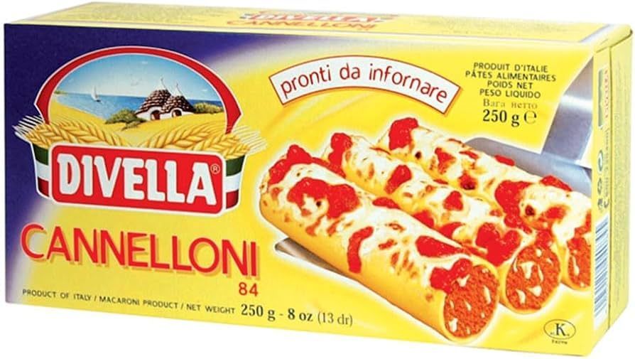 Divella Cannelloni Nr. 84 250gr. Divella Cannelloni Nr. 84 250gr.