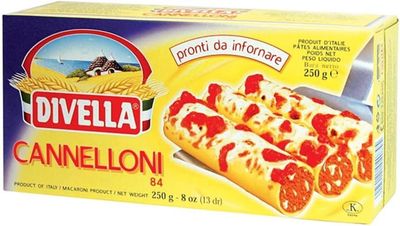 Divella Cannelloni Nr. 84 250gr. Divella Cannelloni Nr. 84 250gr.