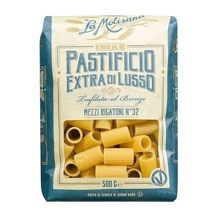 La Molisana Extra Lusso Mezzi Rigatoni Nr. 32 500 gr. La Molisana Extra Lusso Mezzi Rigatoni Nr. 32 500 gr.