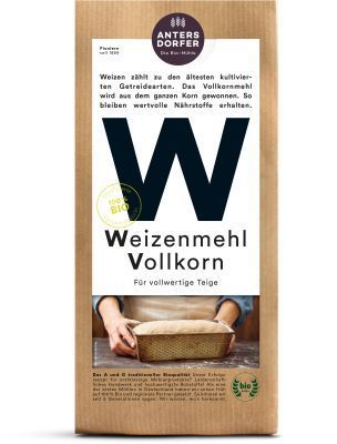 Anters Dorfer Weizenmehl-Vollkorn 1Kg Anters Dorfer Weizenmehl-Vollkorn 1Kg