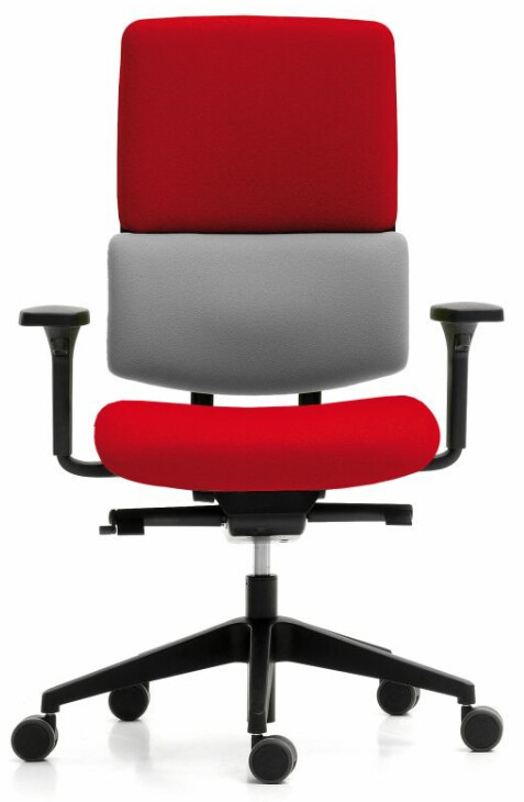 Silla Mawi de Biplax. Respaldo y asiento tapizado Radio.