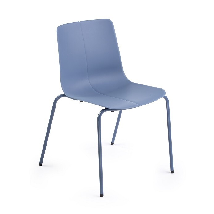 Silla Aitana 4 patas de polipropileno.