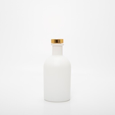 Luxe Fles Wit Met Gouden Dop - 250 Ml