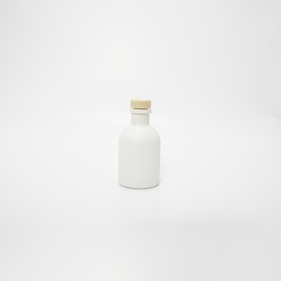 Luxe flesje wit met Naturel dop- 50 ml