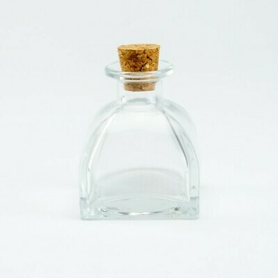 parfumflesje luxe in glas met kurkstop - 60ml