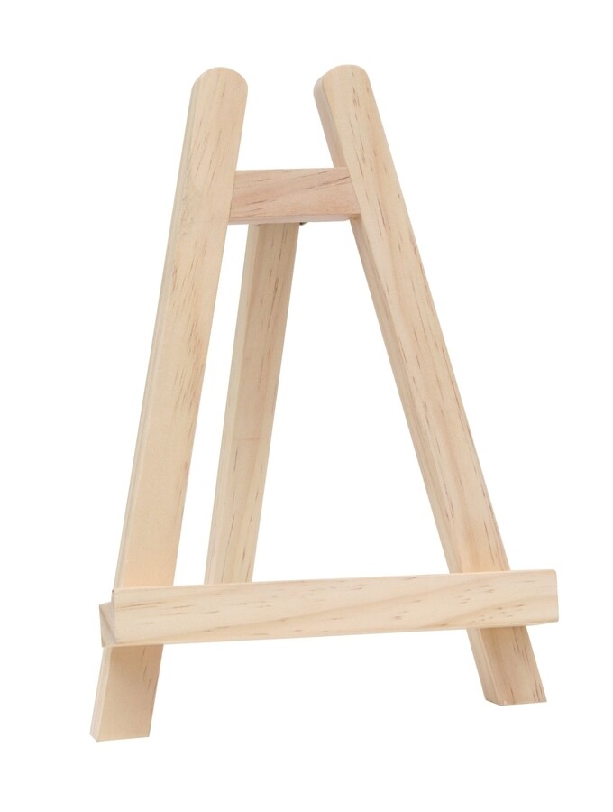 Schildersezel in naturelle houtkleur (28cm)