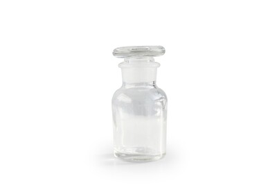 Glazen apotheekflesje