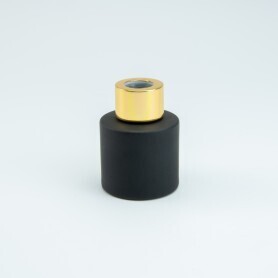 Parfumflesje zwart gouden dop (per 6)
