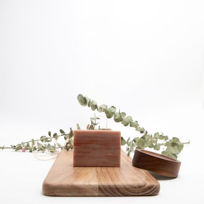 Zeepje Marmer rose 100g - 80x65x20 mm