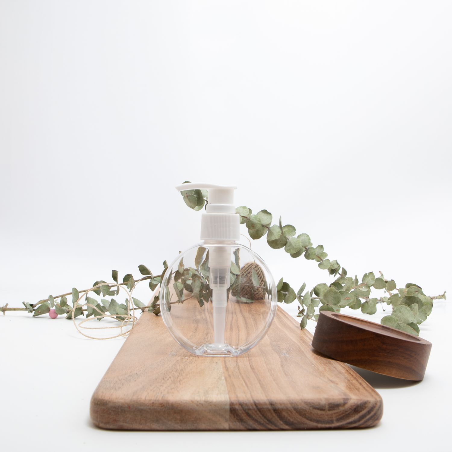 Zeepdispenser rond - WIT