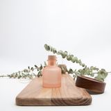 Geurflesje 50ml Met Houten Schroefdop - Frosted Blush