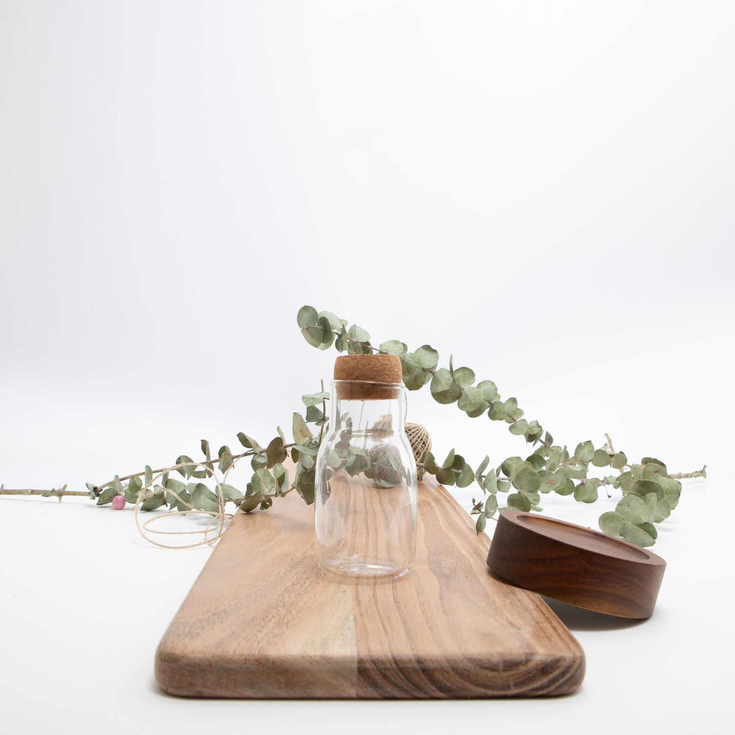 Flesje met ronde kurk