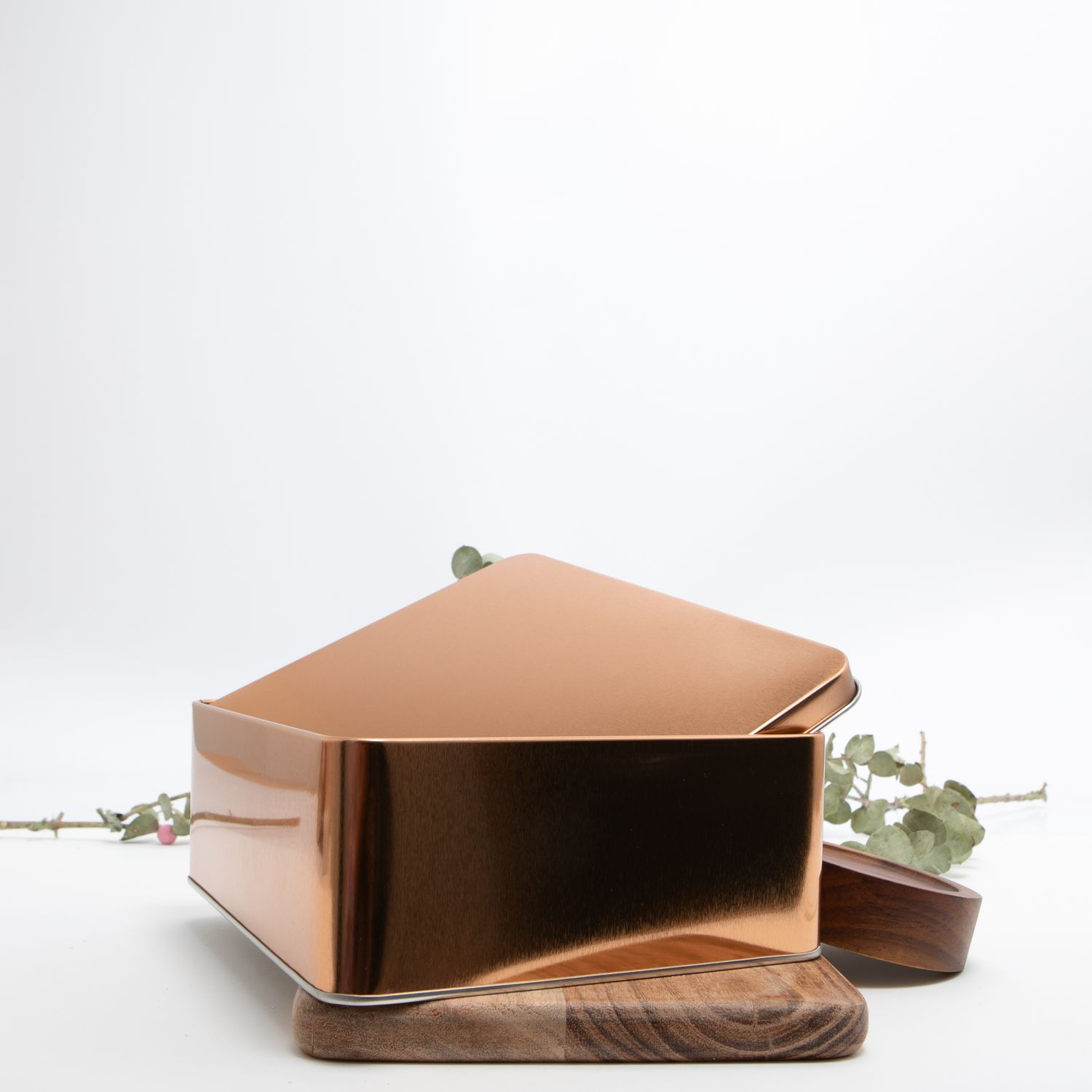 BEWAARDOOS ROZÉ BLIK RECHTHOEKIG BEWAARDOOS ROZÉ BLIK RECHTHOEKIG