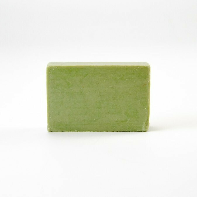 Zeepje zijdegroen 100g - 80x58x22 mm