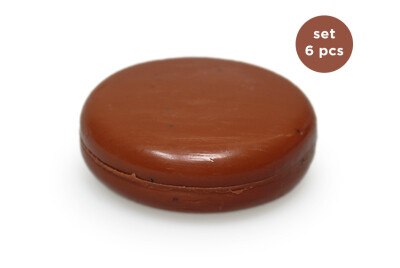 Zeep rond set/6 TERRA | 50 gr | Cotton Parfum