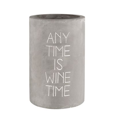 Wijnkoeler beton "Anytime is Wine time"