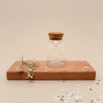 Glazen potje met kurken stop I 50 ml