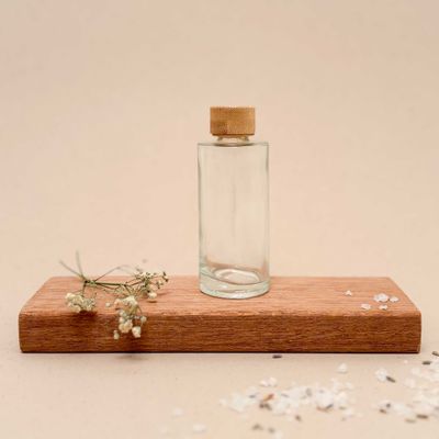 Jeneverflesje met bamboe dop I 50 ml