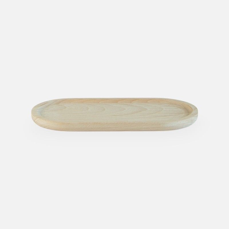 Ovaal licht houten schaaltjes I klein