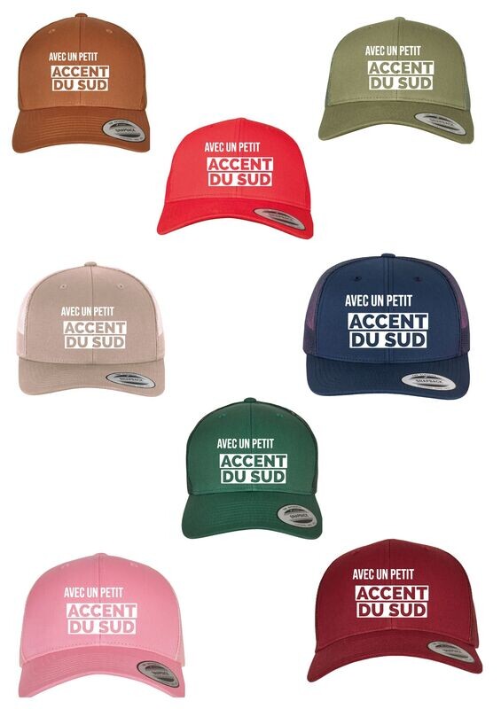 Casquettes Accent du Sud