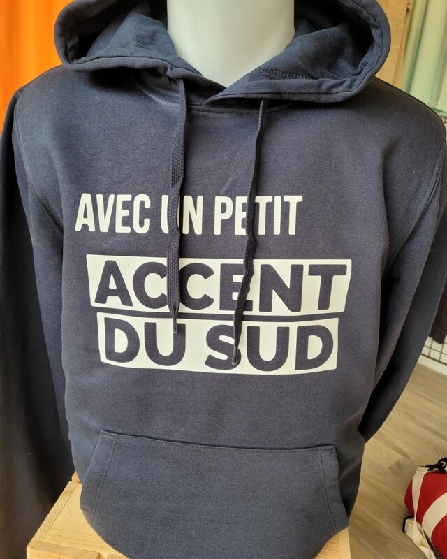 Sweat-shirt à capuche Sud Navy
