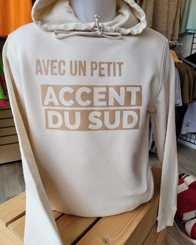 Sweat-shirt à capuche Sud naturel