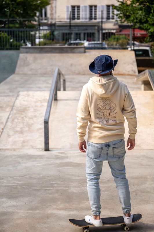 Sweat capuche colorado