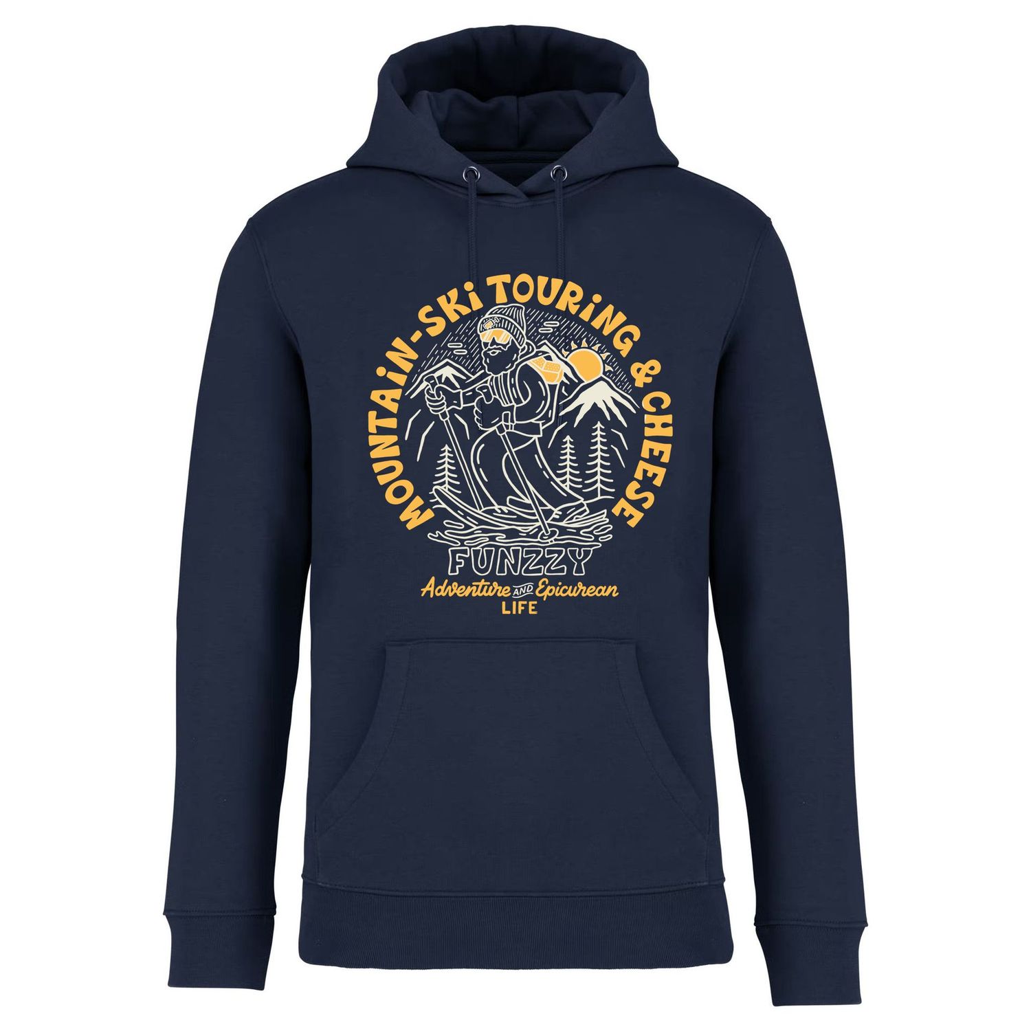 Sweat-shirt à capuche montain