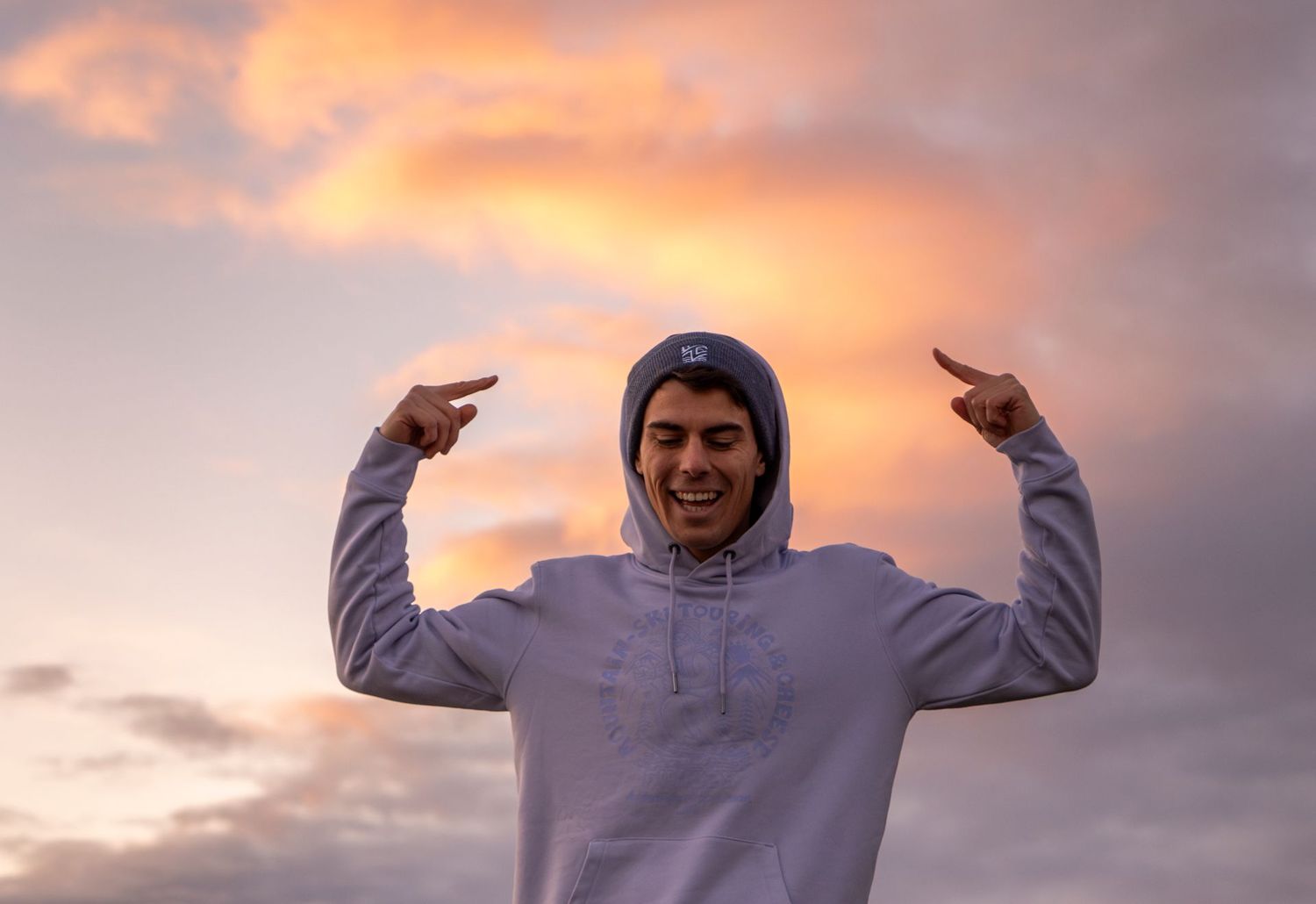 Sweat-shirt à capuche montain