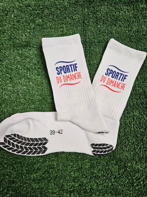 Chaussettes avec grip personnalisées
