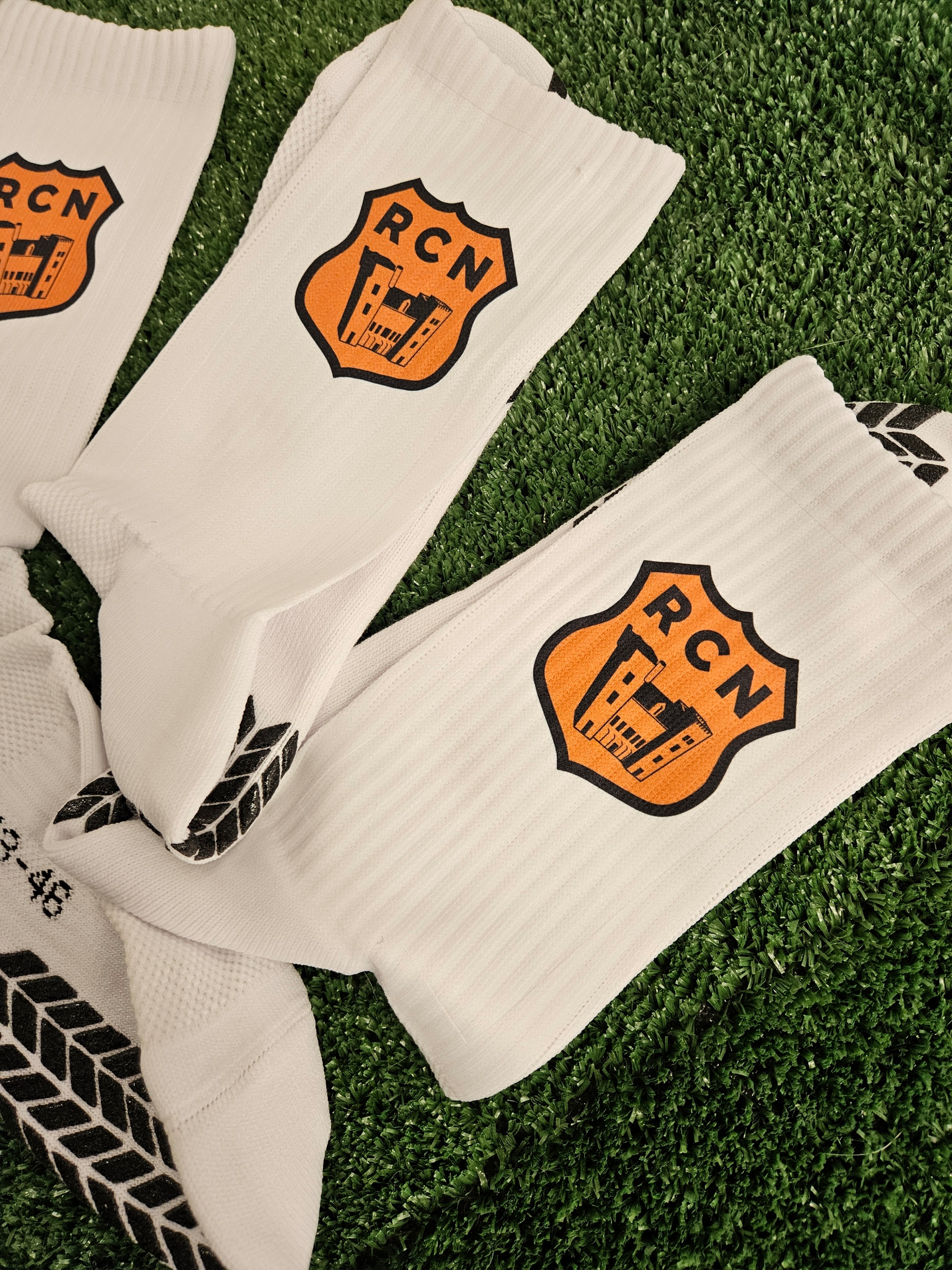 Chaussettes avec grip personnalisées