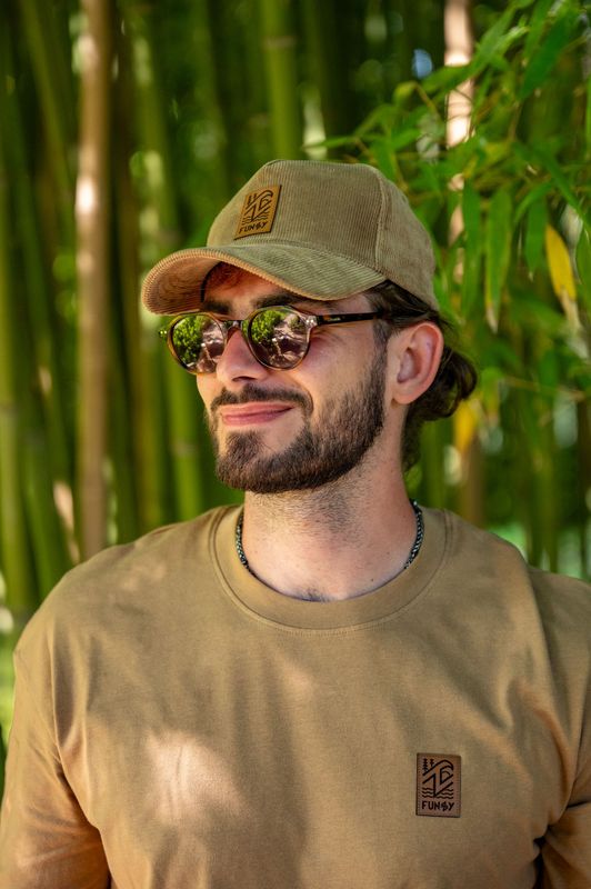 T-shirt unisexe oversize kaki