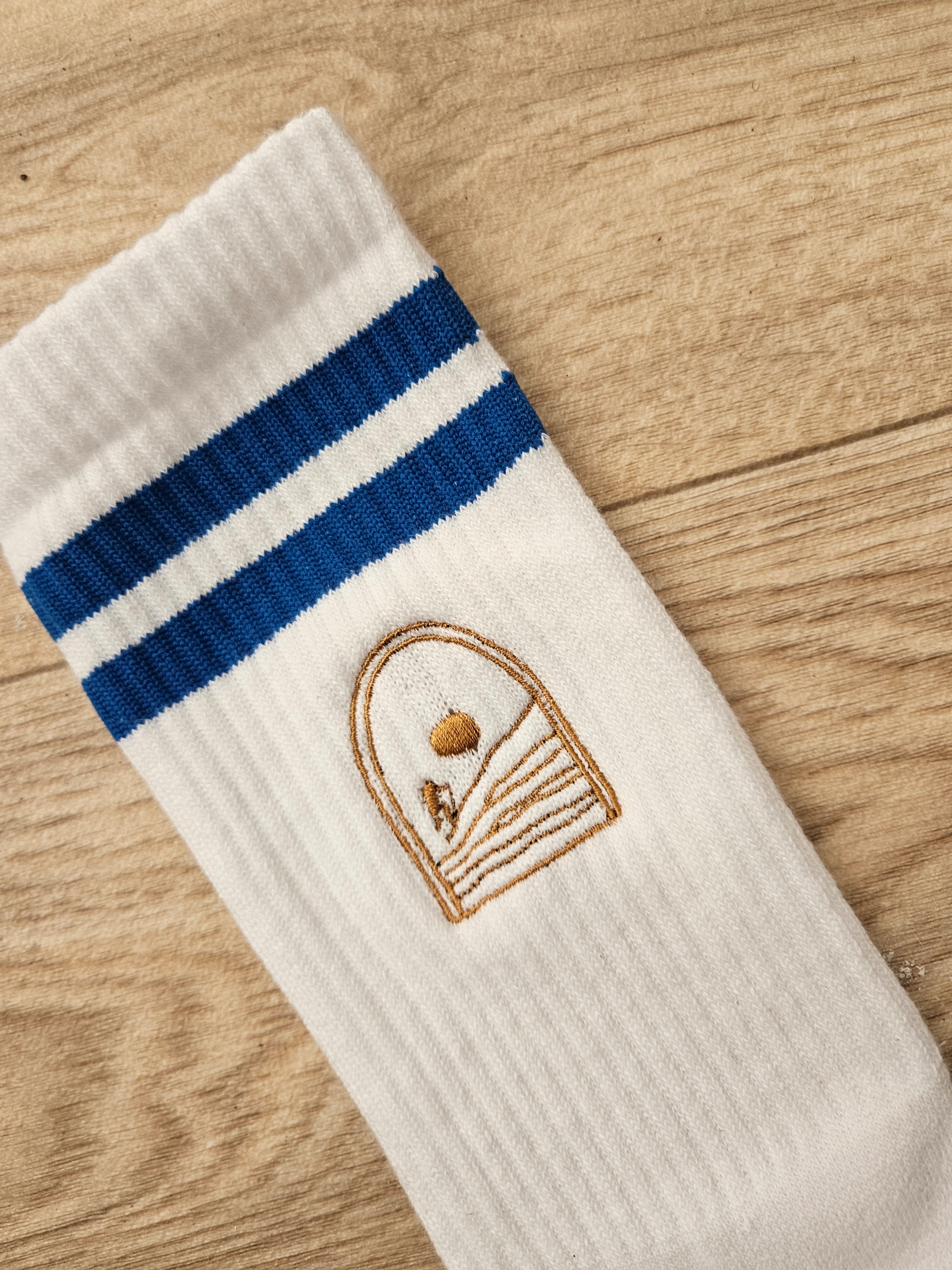 Chaussettes personnalisées avec broderie