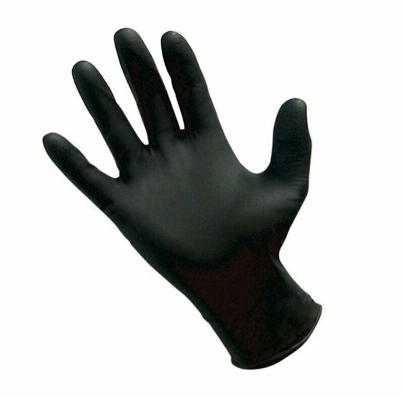 PRO UltraGRIP Black Nitrile Disposable Gloves