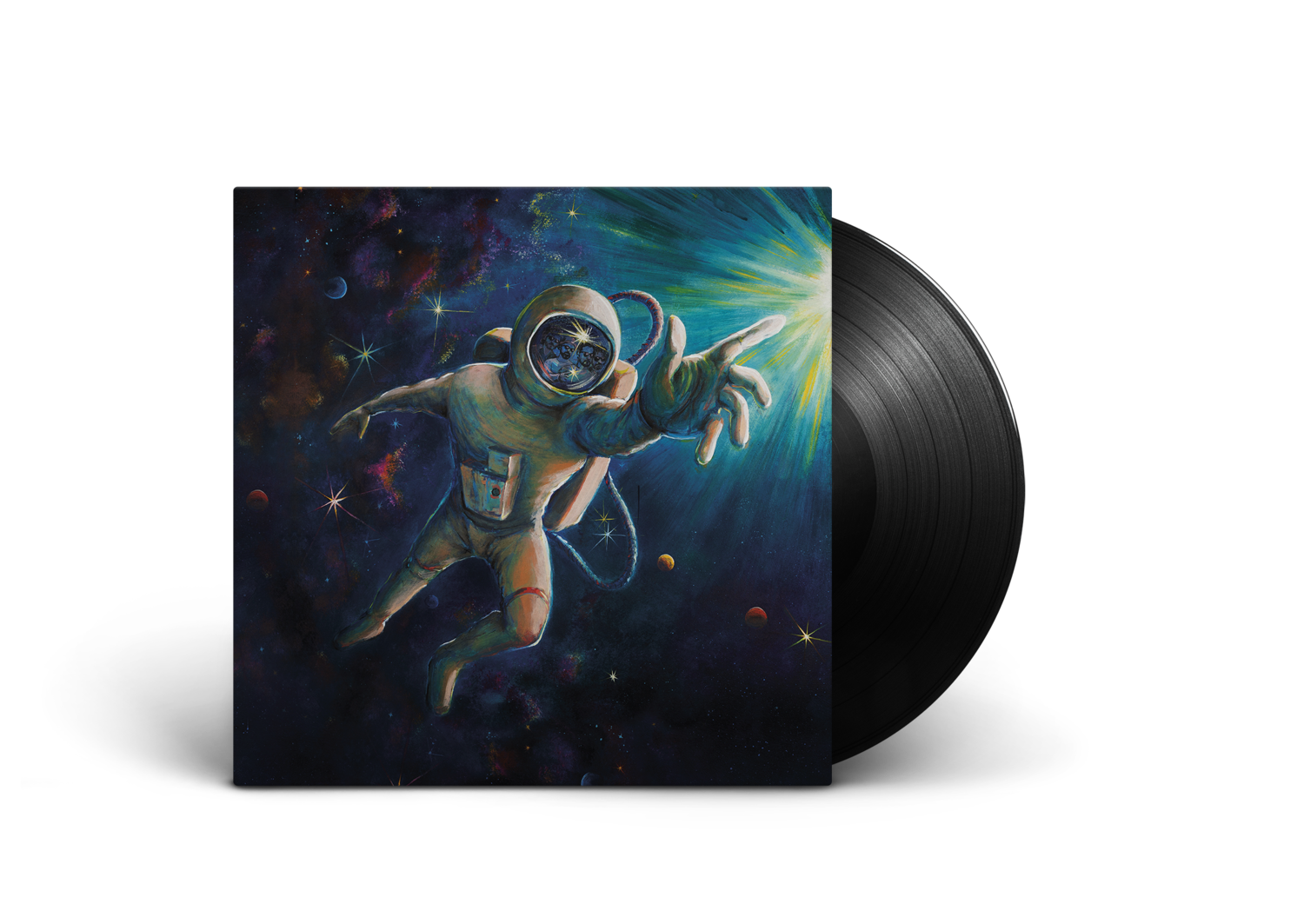 CASI TOCAMOS EL CIELO e.p.
Vinilo negro 12&quot; 
Año 2018