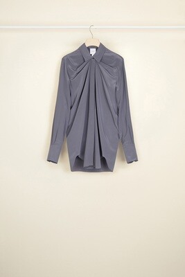PATOU Ikonische drapierte Bluse aus Seide PATOU Ikonische drapierte Bluse aus Seide