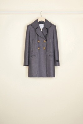 PATOU Lang geschnittene, doppelreihige Jacke aus Wolle PATOU Lang geschnittene, doppelreihige Jacke aus Wolle