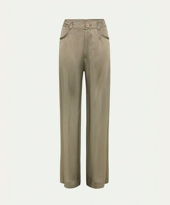 forte_forte Fünf-Taschen-Hose aus marokkanischem Satin forte_forte Fünf-Taschen-Hose aus marokkanischem Satin