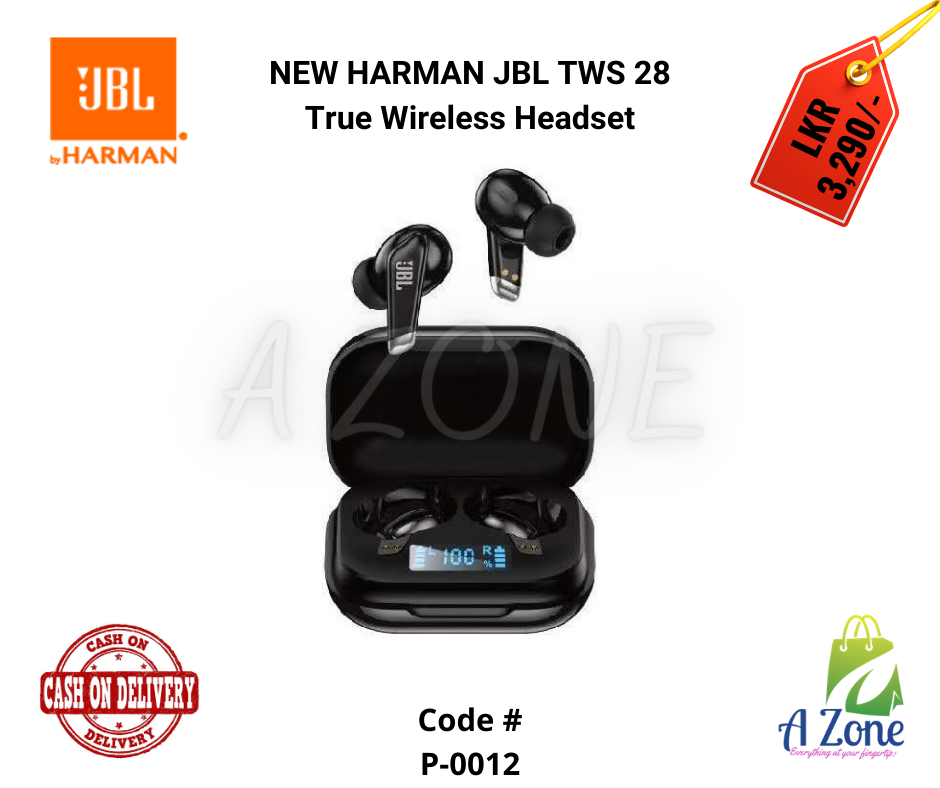NEW HARMAN JBL TWS 28 True Wireless Headphones Bluetooth 5.0 Sound sport.