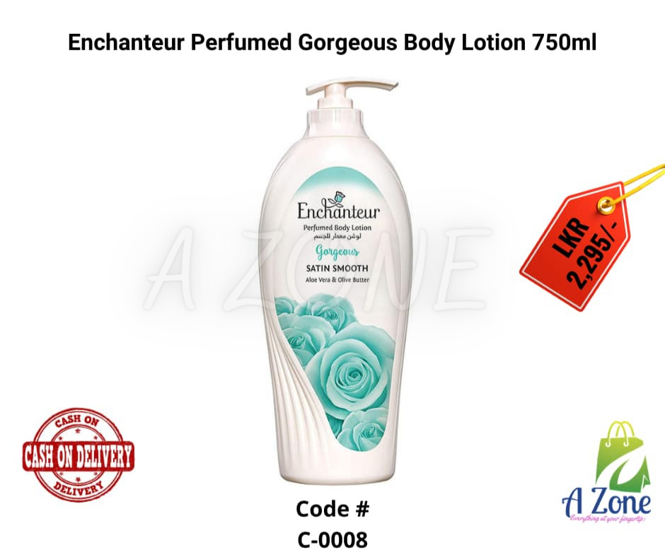 Enchanteur Perfumed Gorgeous Body Lotion 750ml
