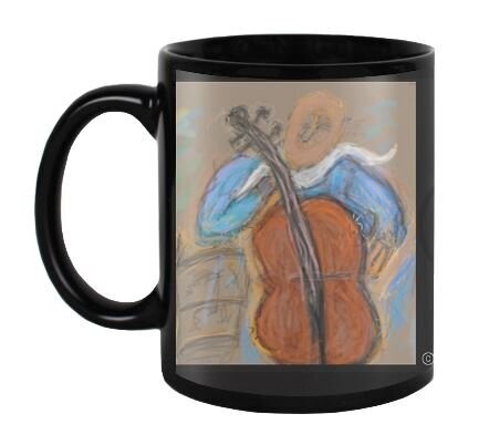 Fellow with a Cello Mug