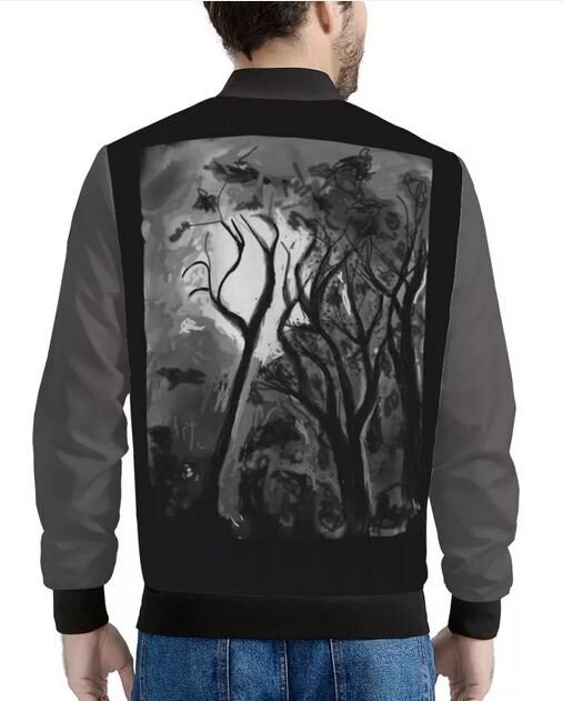 MEN'S MOON ON MY MIND BOMBER JACKET