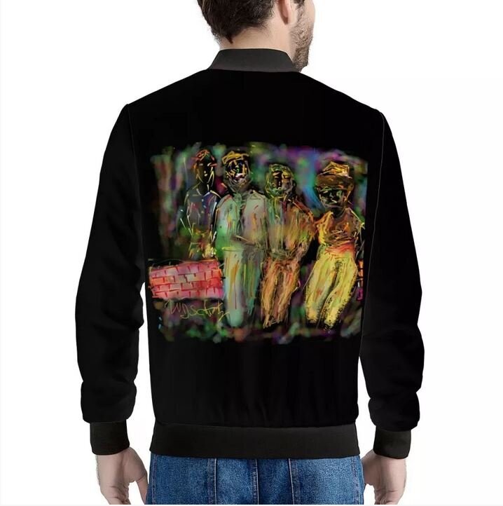 "COOL NIGHT OUT" BOMBER JACKET
