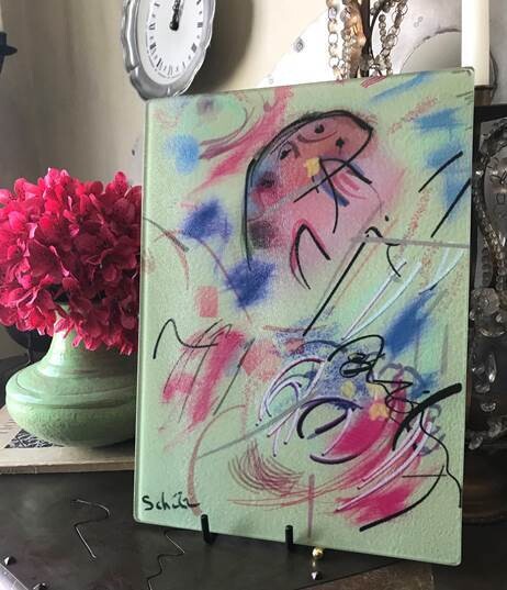 CHROMESTHESIA and MUSIC
ALL-IN-ONE CUTTING BOARD, SERVING TRAY & ART!