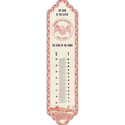 THERMOMETER BACARDI THE KING OF THE RUM